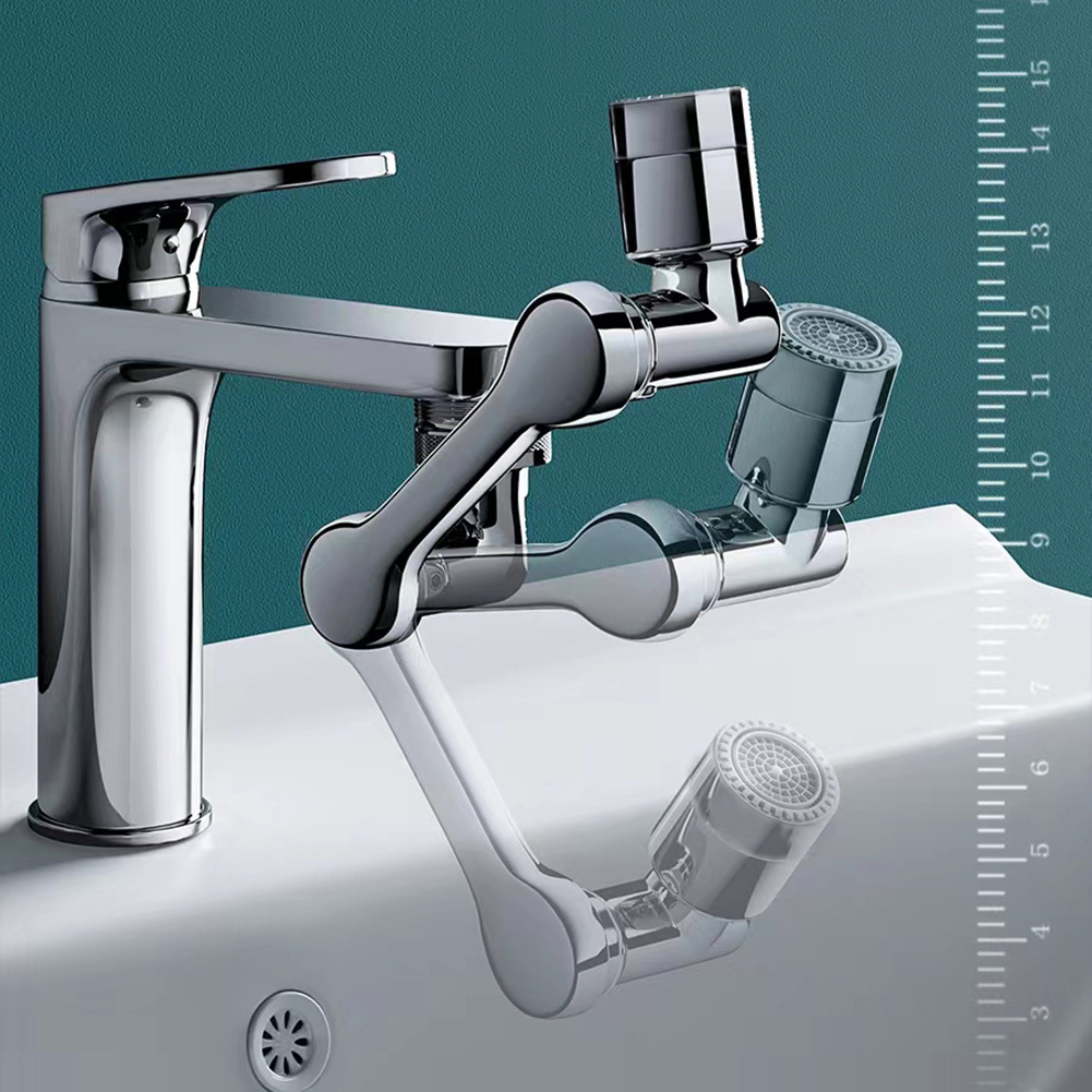Universal Faucet Washbasin Multifunctional 1080 Degree Rotation Splash Proof