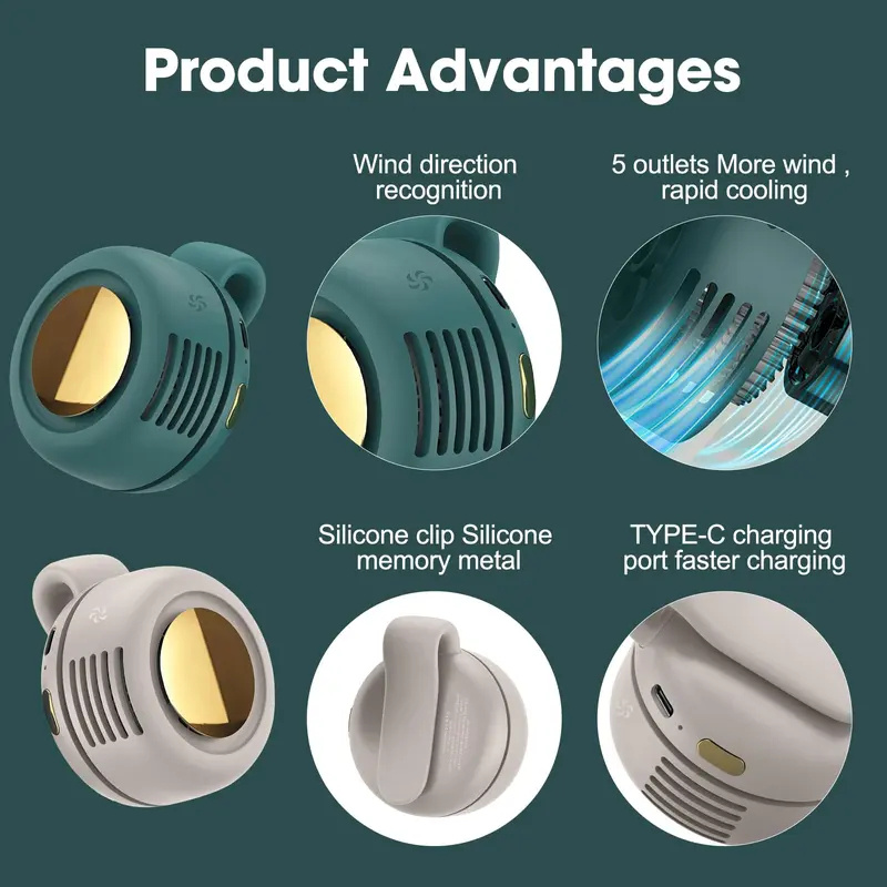 Mini clip-on hanging fan - Image 9